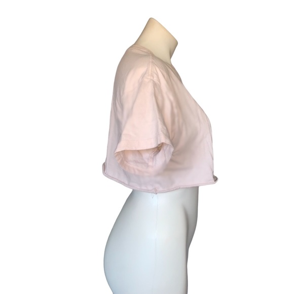 F21 Cropped No Angel Marylin Monroe Tee Raw Hem - Picture 2 of 8